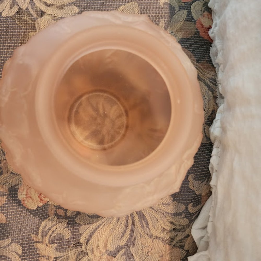 Tiffin Pink Glass Vase - Picture 3 of 7
